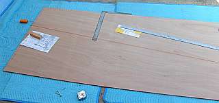 Afterdeck before cutting