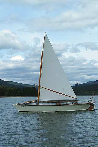 Wave Watcher under sail