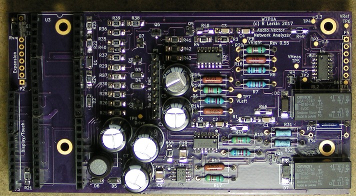 Assembled main PCB - Click for larger image