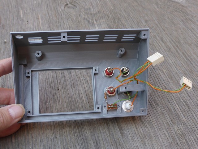 Inside of the front panel