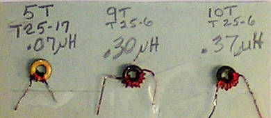 Diplexer coils