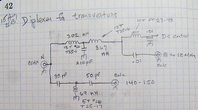 Diplexer schematic