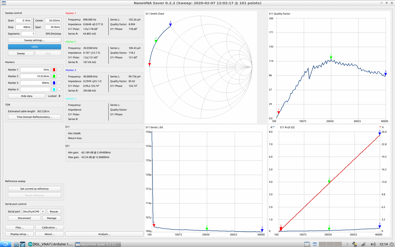 Схема nanovna v2